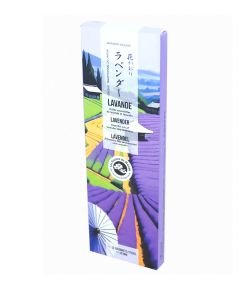Japanese incense (short scroll): Lavender, 35&nbsp;sticks